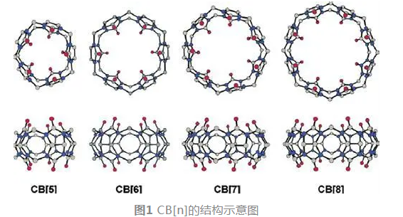 葫蘆脲結構示意圖