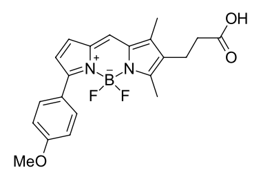 熒光染料BDP TMR carboxylic acid/COOH/羧基羧酸  CAS:287384-28-5的溶解度如何？