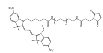 熒光染料Cy3-PEG-maleimide/聚乙二醇-馬來酰亞胺，吸收波長:555nm 發(fā)射波長:570nm