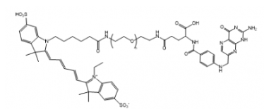 熒光染料Cy5-PEG-Folate/聚乙二醇-葉酸，溶于氯仿，DMSO等