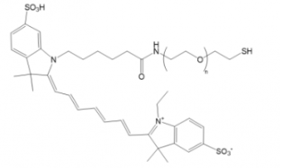 熒光染料Cy7-PEG-SH/thiol，Cy7-聚乙二醇-巰基，Ex/Em(nm) 755/787的溶解度解析