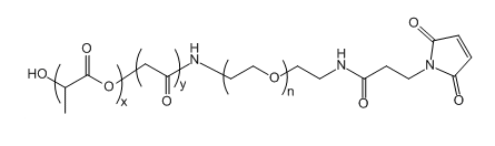 PLGA(10K)-PEG-Mal；聚（乳酸-共-乙醇酸）(10K)-聚乙二醇-馬來酰亞胺；Poly(lactic-co-glycoclic acid)(10K)-PEG-Maleimide