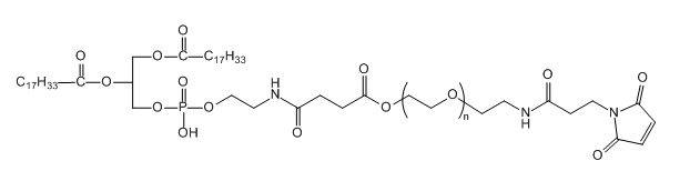 DOPE-PEG-Mal；二油酰磷脂酰乙醇胺-聚乙二醇-馬來酰亞胺