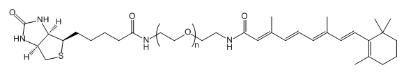Biotin-PEG-Tretinoin；生物素-聚乙二醇-全反式維甲酸；Biotin-PEG-Retinoic acid