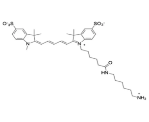 Sulfo-Cyanine5 amine，水溶性 Cy5 NH2，Sulfo-Cy5熒光染料