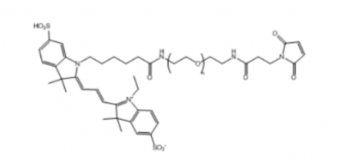 Cy3-PEG-Maleimide，Cy3-聚乙二醇-馬來酰亞胺
