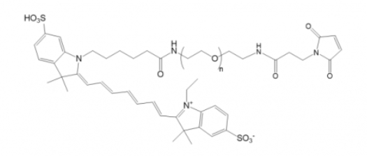Cy7-PEG-Mal，Cy7-聚乙二醇-馬來酰亞胺 