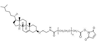 Cholesterol-PEG-MAL 膽固醇-聚乙二醇-馬來酰亞胺