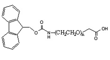 Fmoc保護-氨基-聚乙二醇-羧基 Fmoc-NH-PEG-COOH