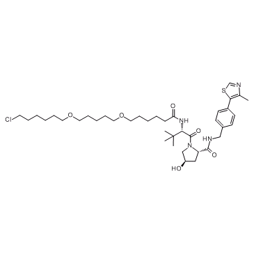 1835705-61-7	(S,R,S)-AHPC-(C3-PEG)2-C6-Cl   PROTAC(蛋白降解靶向嵌合體)