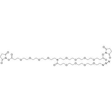 2353409-90-0	N-(Azido-PEG4)-N-bis(PEG4-NHS ester) PROTAC(蛋白降解靶向嵌合體)