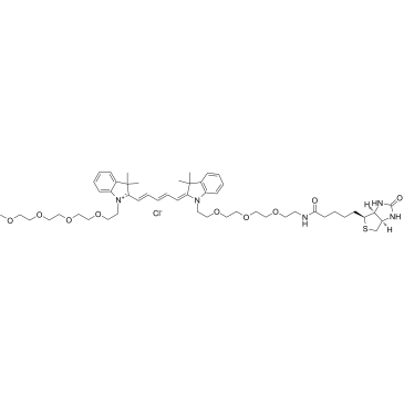 2107273-68-5	N-(m-PEG4)-N'-(biotin-PEG3)-Cy5 PROTAC(蛋白降解靶向嵌合體)