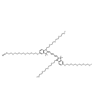 2107273-58-3	N-(m-PEG4)-N'-(m-PEG4)-O-(m-PEG4)-O'-(azide-PEG4)-Cy5 PROTAC(蛋白降解靶向嵌合體)