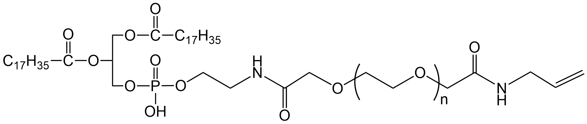 DSPE-PEG-Acrylate，磷脂-PEG-丙烯酸酯修飾脂質