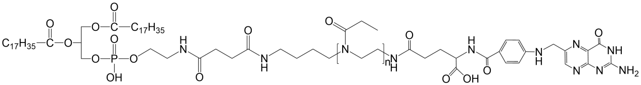 DSPE-PEOZ-FA，葉酸修飾聚惡唑啉磷脂衍生物