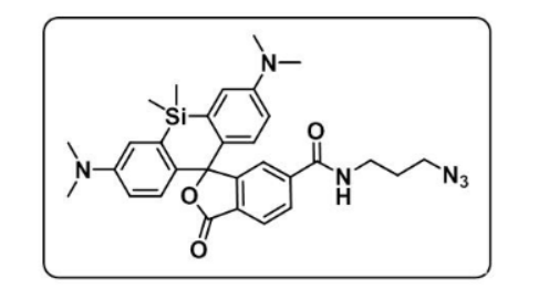SiR-azide，硅基羅丹明-疊氮，SiR-N3 疊氮偶聯(lián)硅基羅丹明近紅外染料激發(fā)波長652nm的基本信息詳情介紹