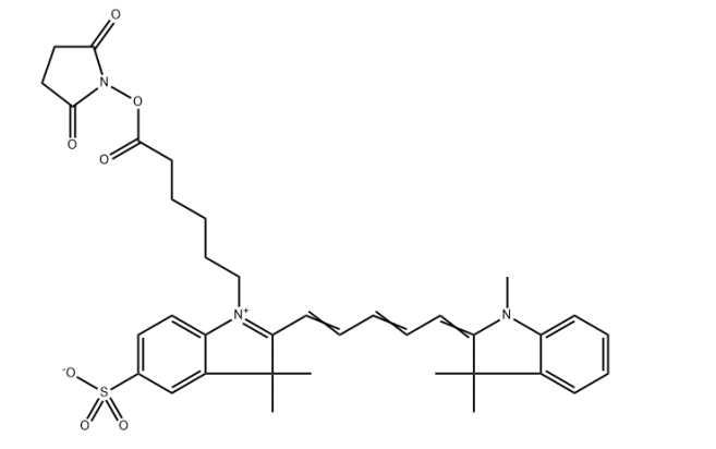 熒光染料monoSulfo-Cy5 NHS Ester，cas:325722-95-0