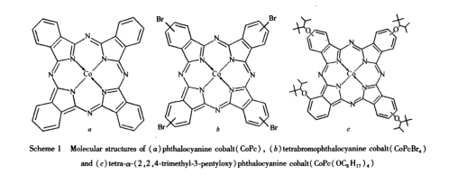 溴代酞菁鈷--四個溴 ，四溴代酞菁鈷(CoPcBr4)  西安齊岳生物提供定制合成